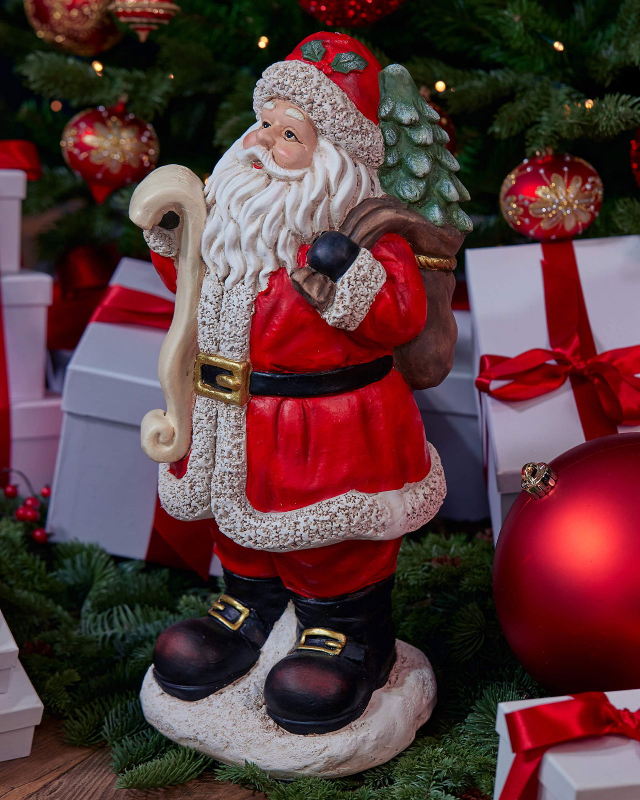 Melchior Weihnachtsmann Weihnachtsdekoration 48cm