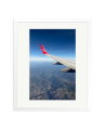 Flying into Melbourne White / Large