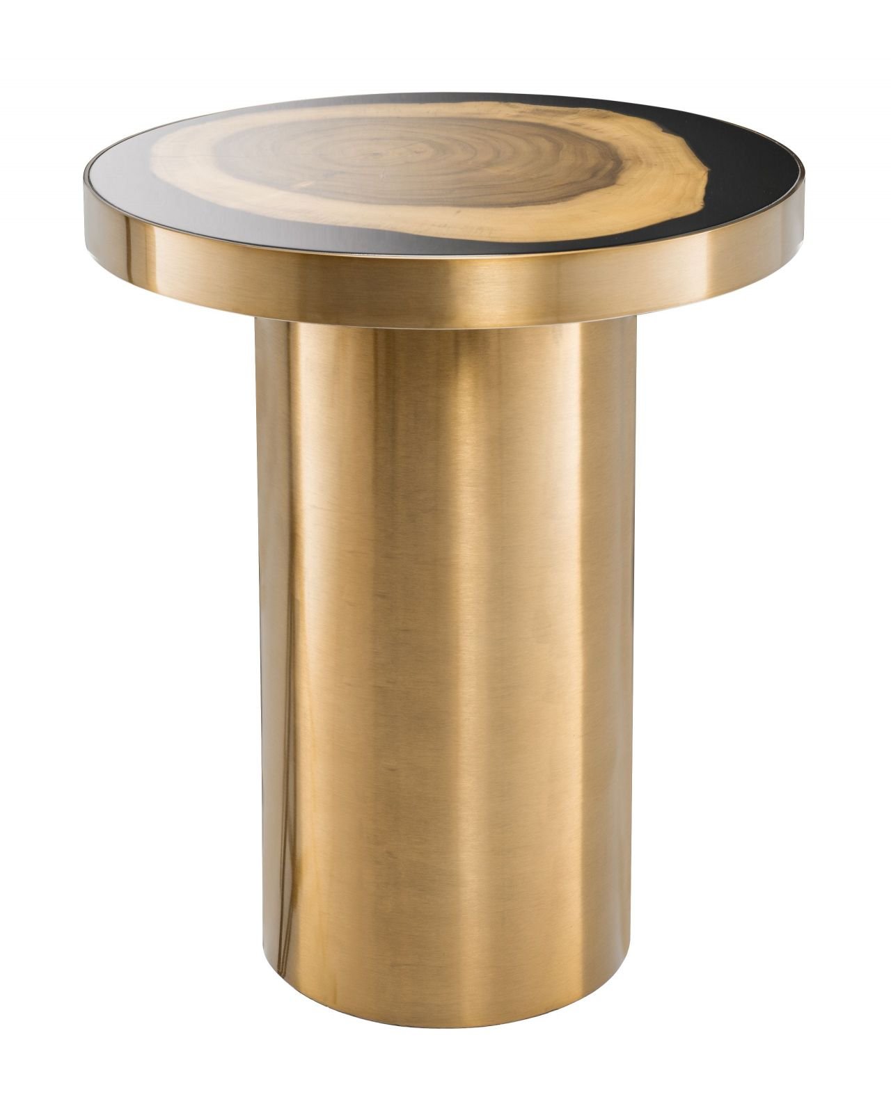 Concord side table brushed brass