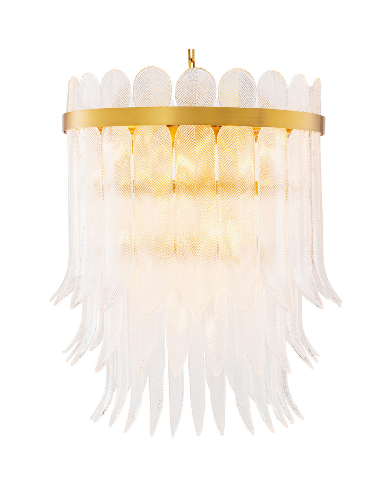 Erika kroonluchter antiek messing