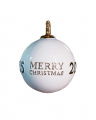 Amelina Bauble White 8,5cm