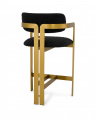 Donato Counter Stool Bouclé Black
