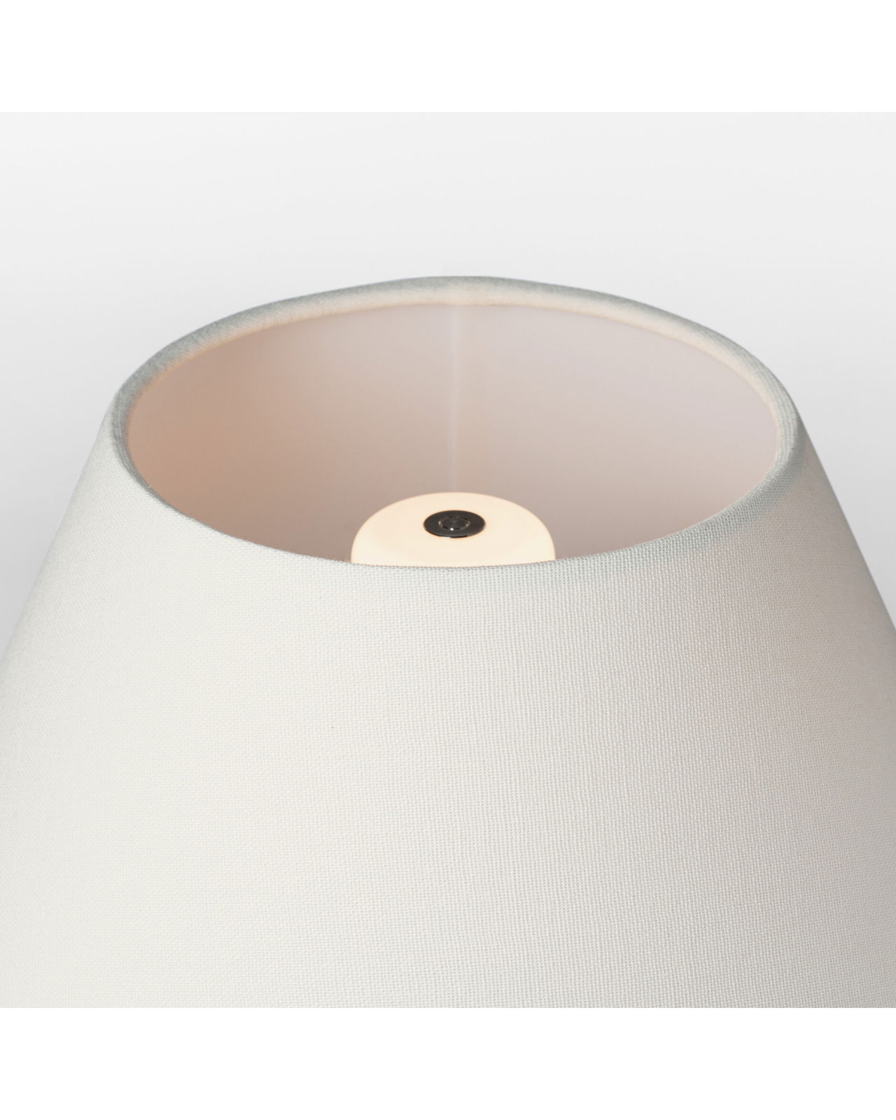 Avedon 11" Cordless Accent Lamp White Rattan
