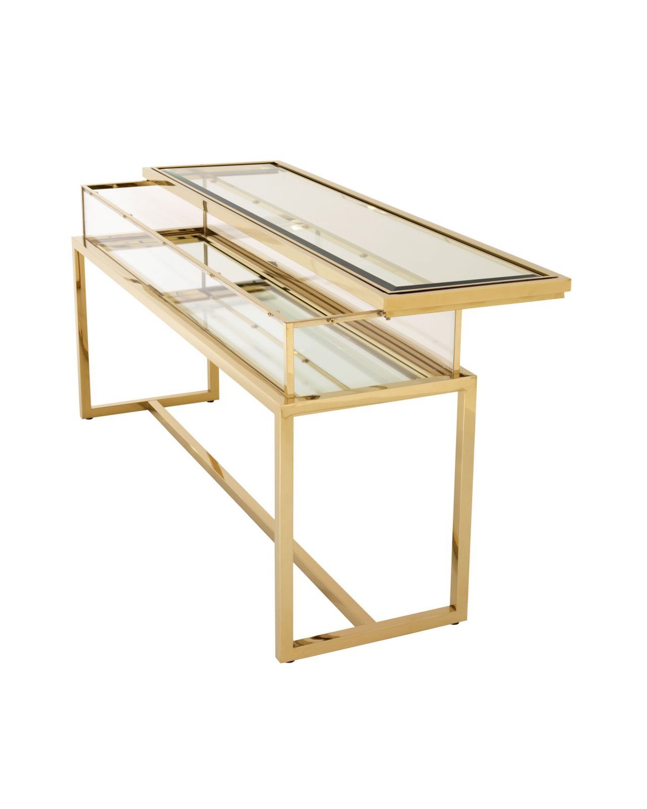 Konsolbord Harvey Sliding Top Gold OUTLET