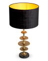 Rosetti bordlampe antik messing