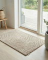 Zebra Doormat, Beige