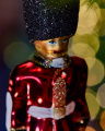 Robert royal guard kerstboomdecoratie rood/zwart