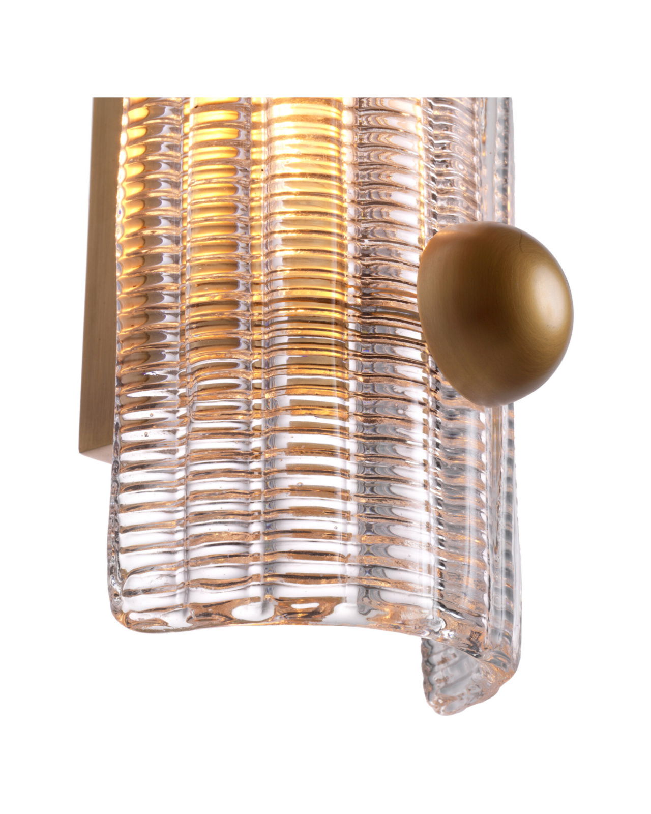 Dara vägglampa antik mässing