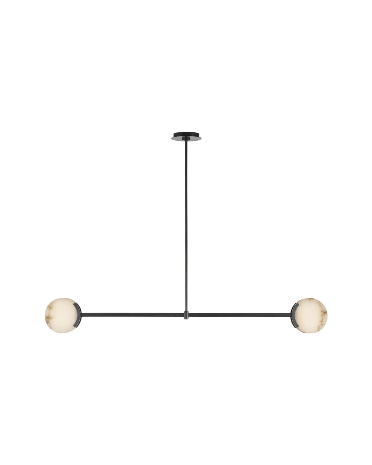 Melange 54" Linear Pendant Bronze