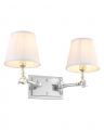 Wentworth Wall Lamp, double, nickel