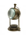 Lens Table Watch Brass