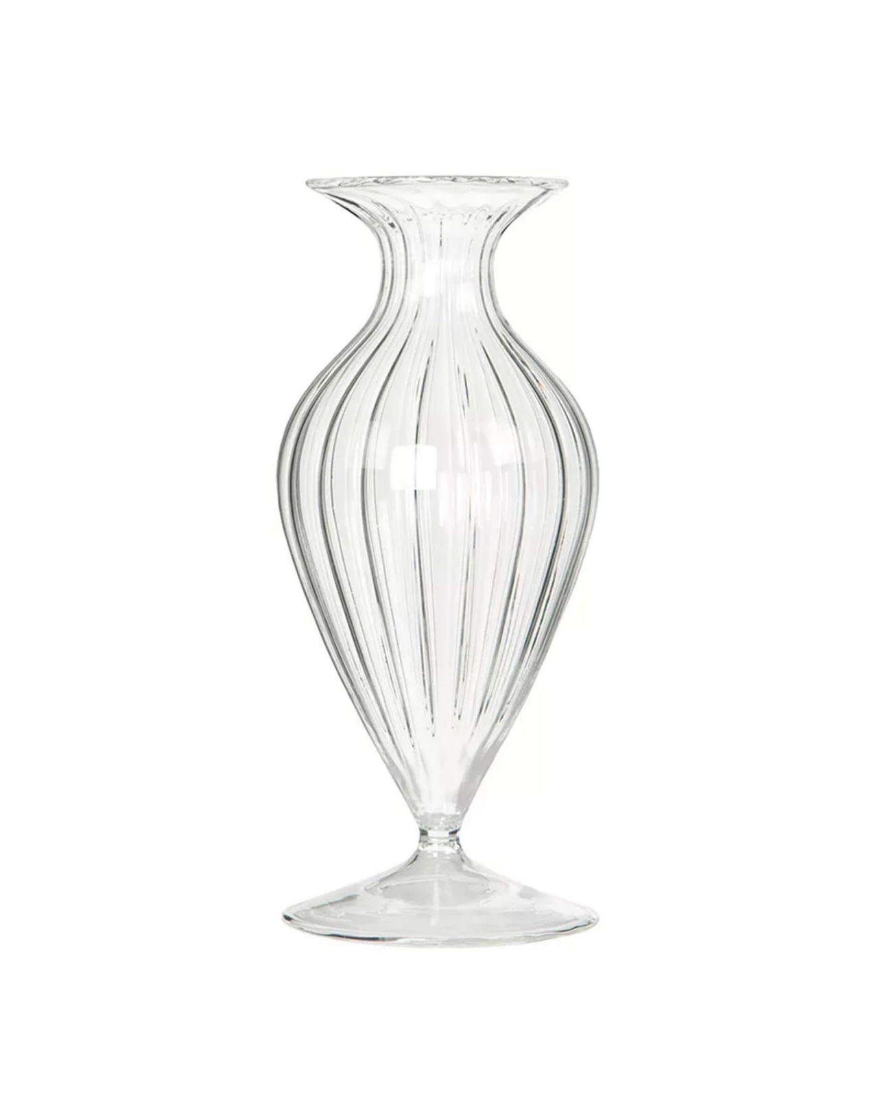 Lilly Vase Clear Glass