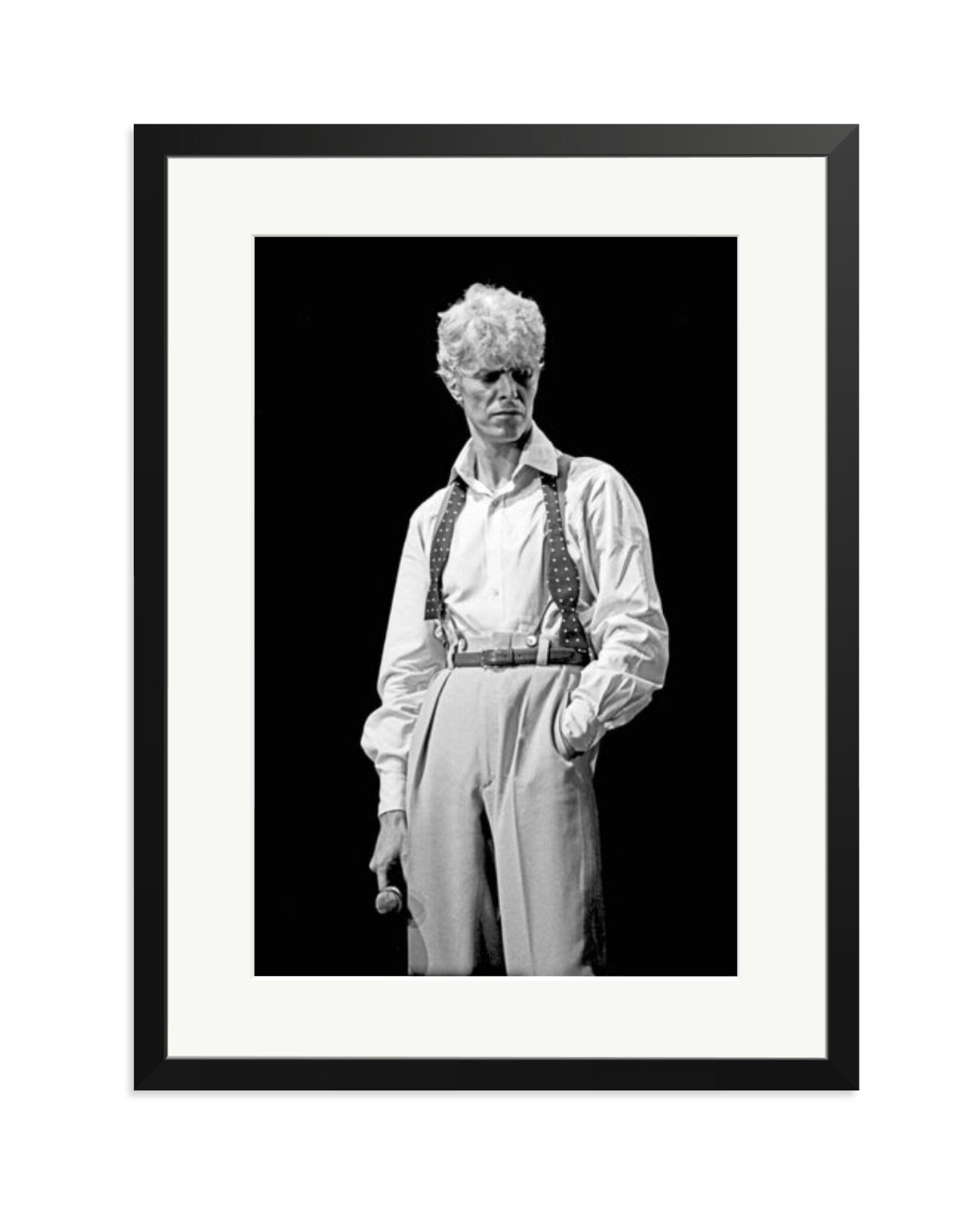 David Bowie 1983 Black and White Black / XL