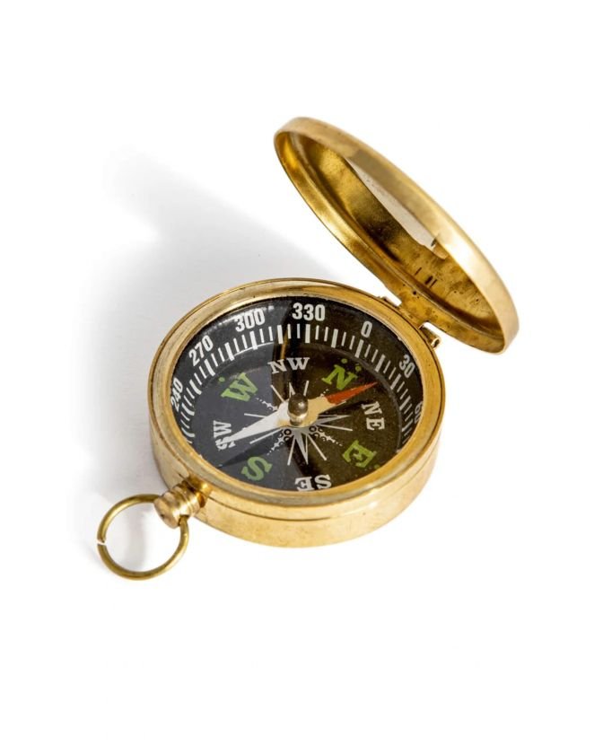 Mini compass gold