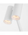 Doppia Accent Rechargeable Table Lamp Matte White