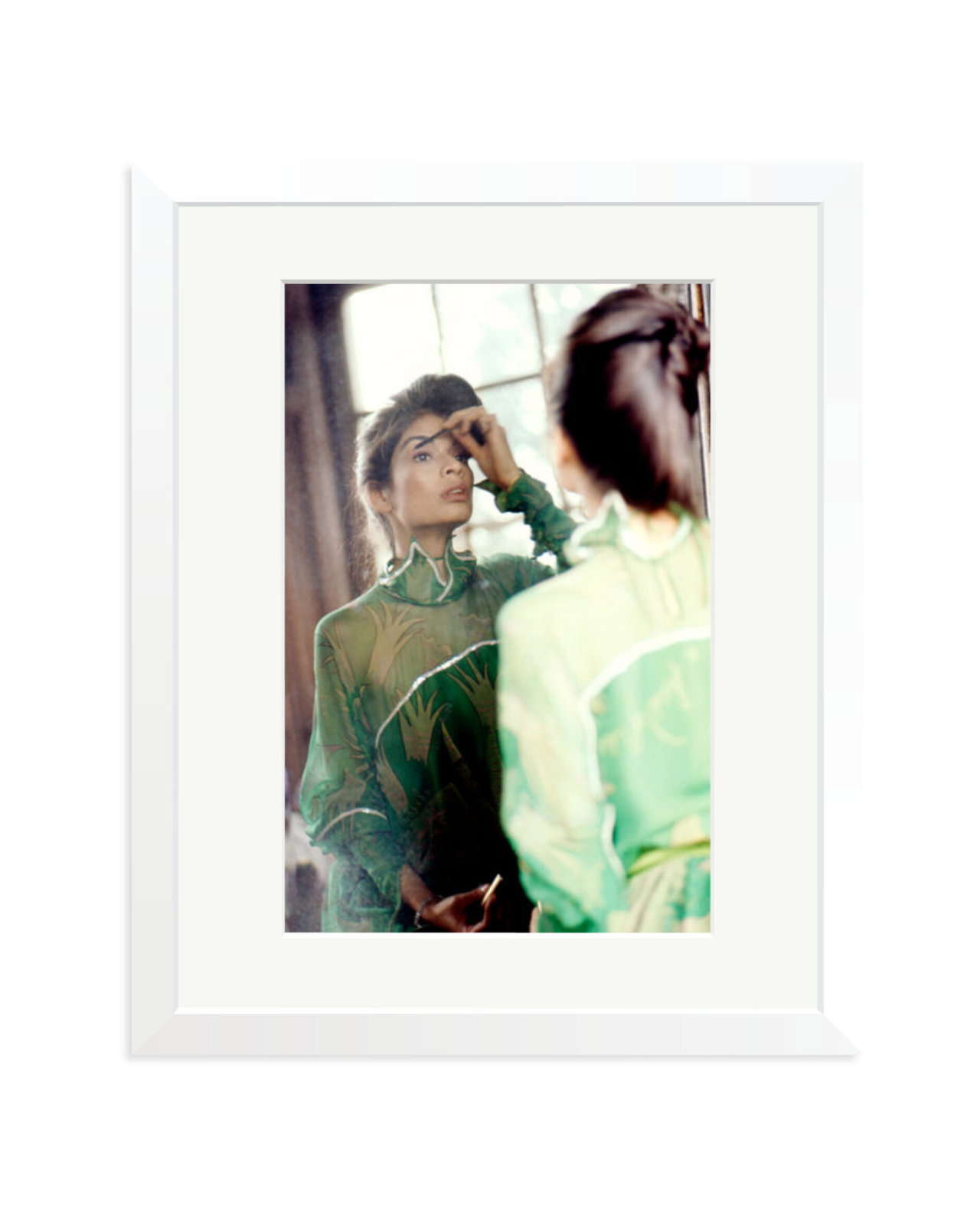 Bianca Jagger in Green White / Medium