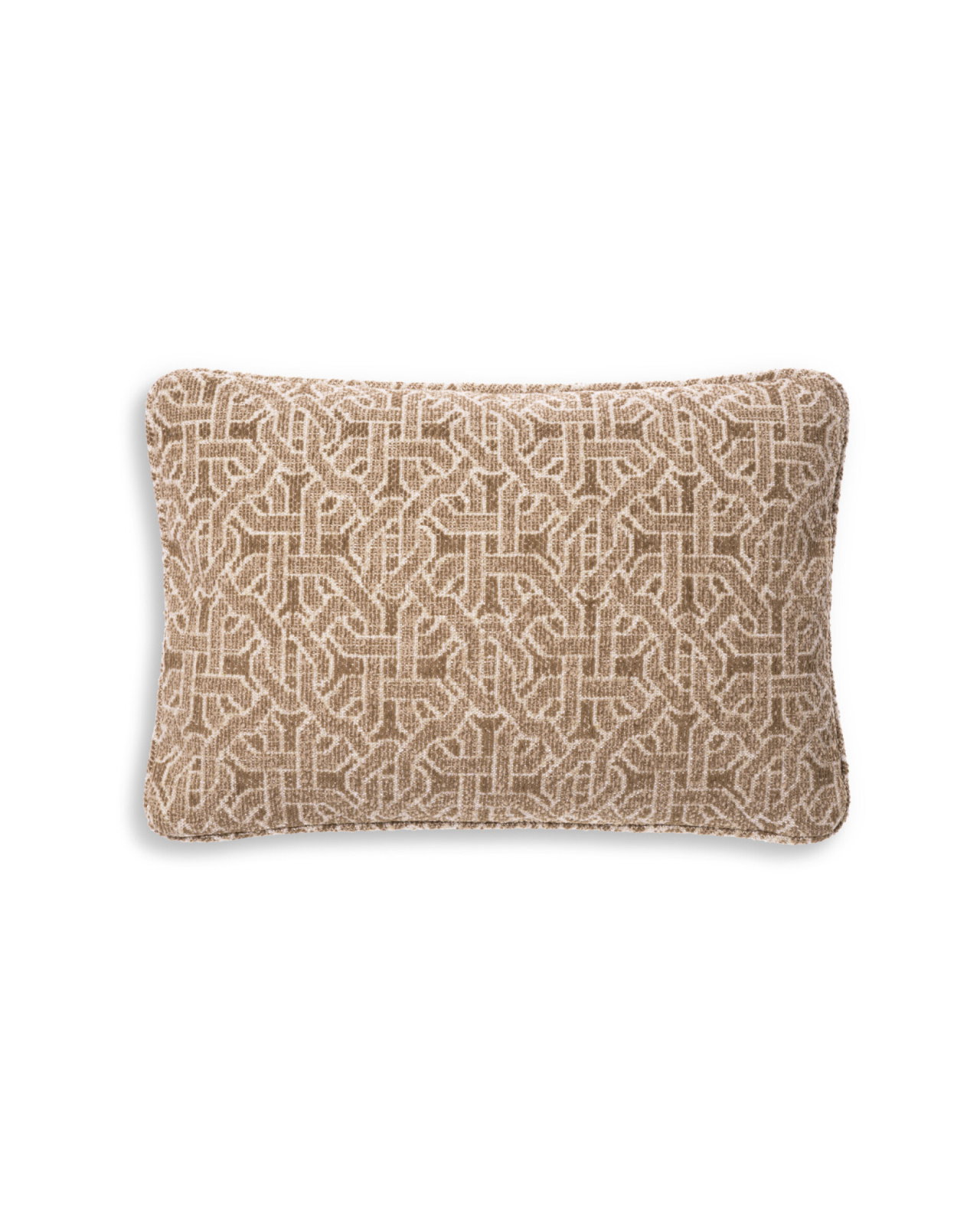 Frieze prydnadskudde rektangulär frieze jacquard beige