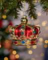 Philippe Crown Ornament Red 10cm