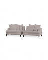 Los Angeles sofa 4-personers sand (delelig)