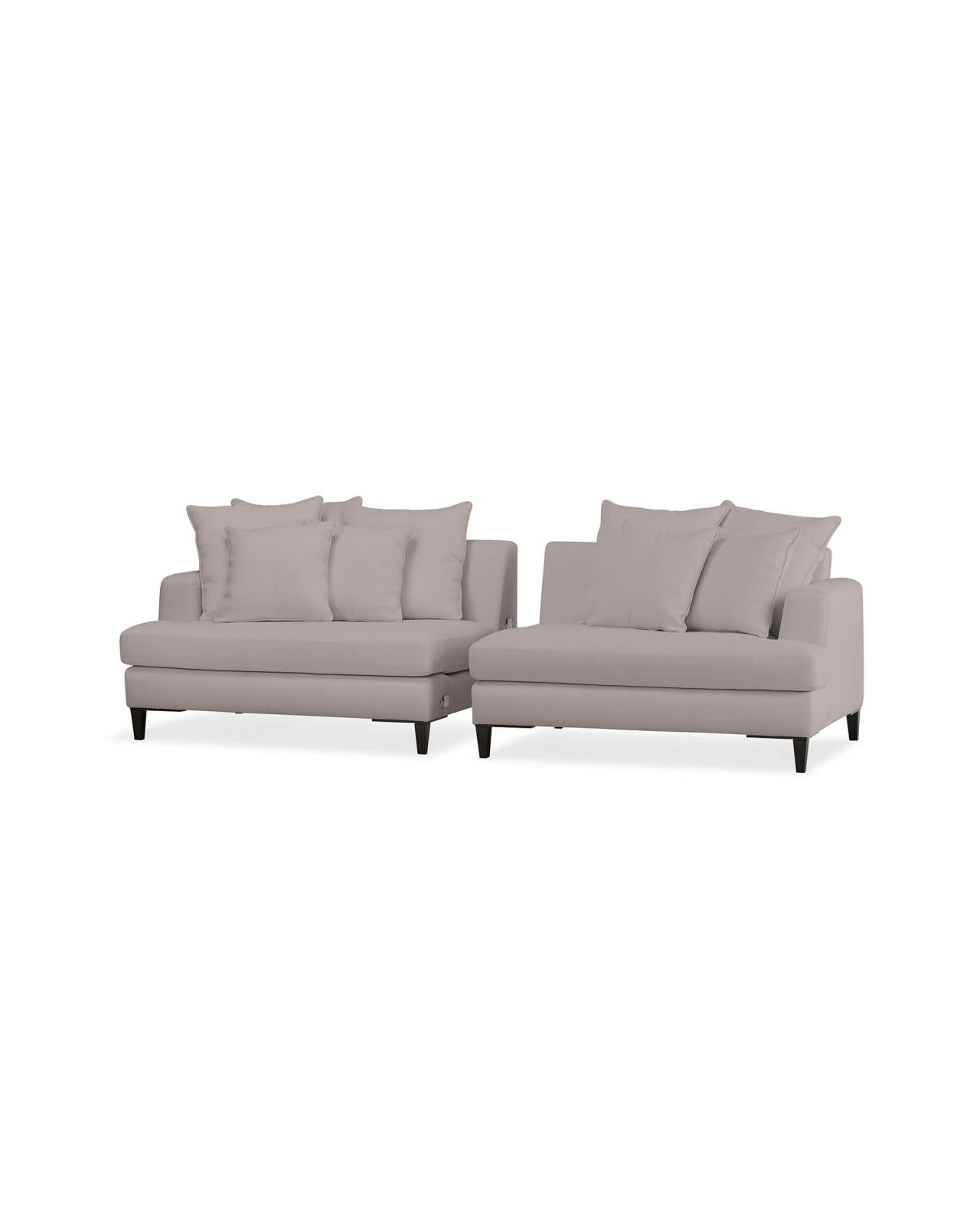 Los Angeles sofa 4-personers sand (delelig)