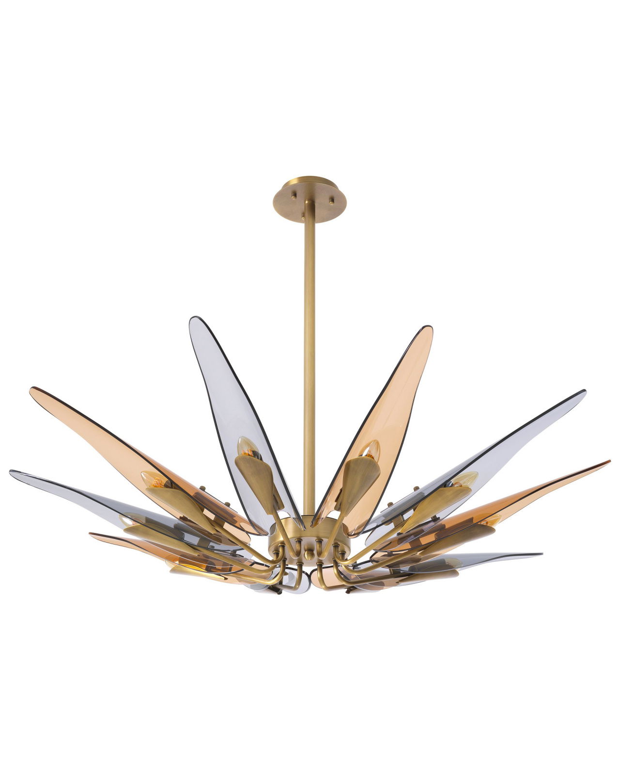 Sky loftlampe messing