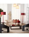 Arabella Stehlampe bordeaux red finish