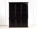 Assonet display cabinet (black)