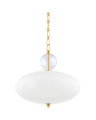 Viviana taklampe antikk messing