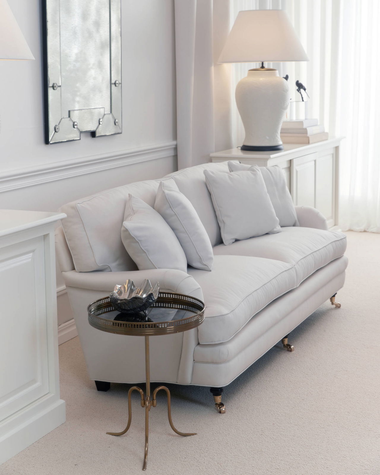 Howard Heritage Sofa 3-Sitzer off-white