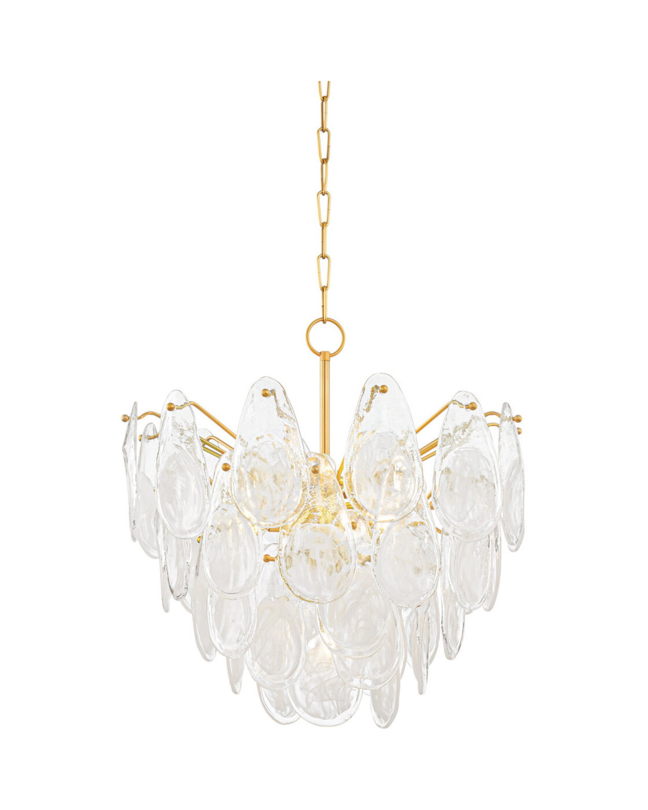 Darcia Chandelier Aged Brass