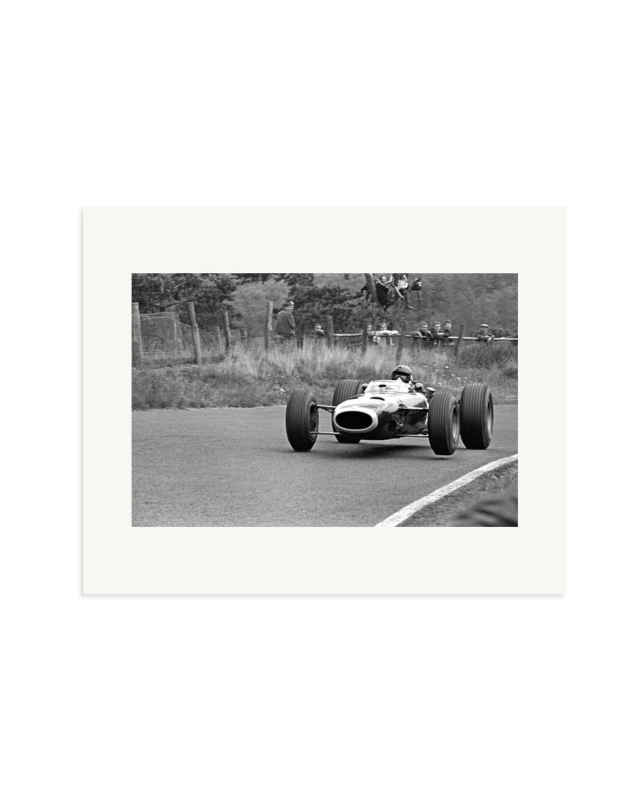 Graham Hill Racing Print Only / Medium
