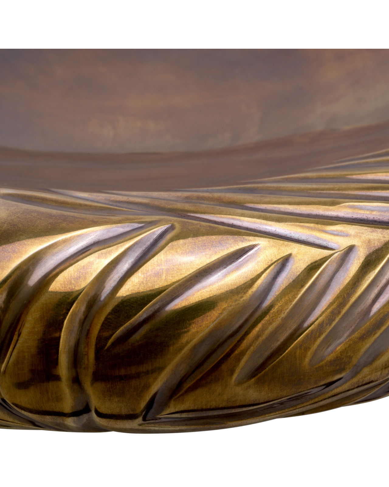 Sandrini skål antik mässing