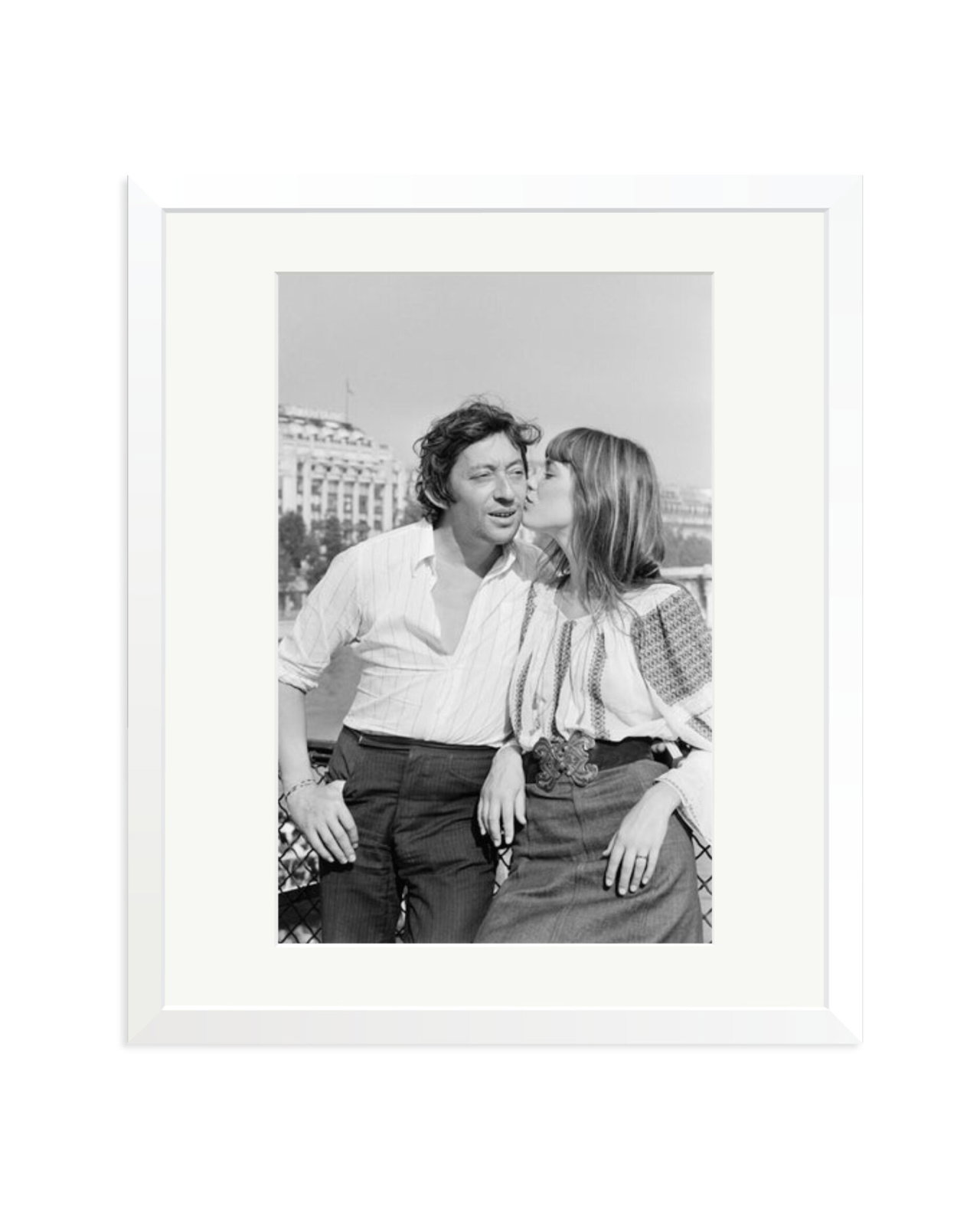 Gainsbourg and Birkin in Paris White / Large