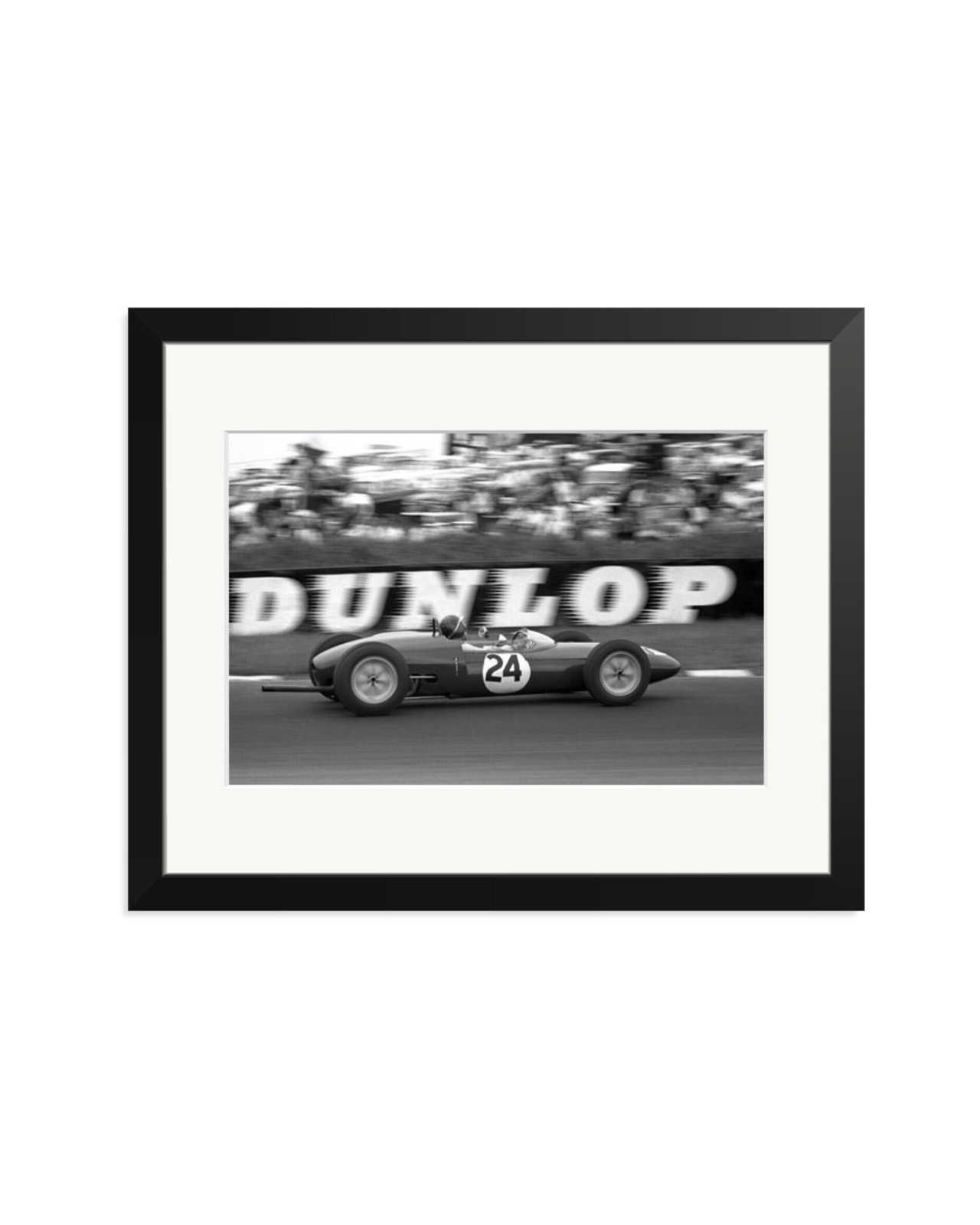 Jim Clark in a Lotus 21 Black / Medium