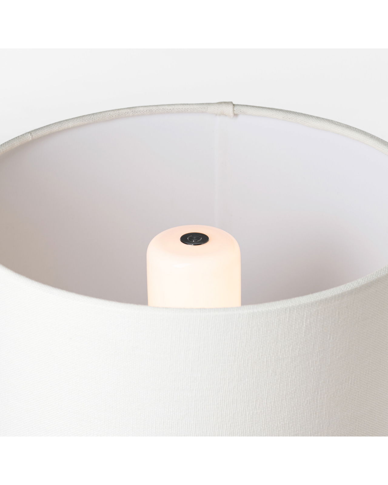 Gaios 13" Cordless Accent Lamp Crackled Ivory
