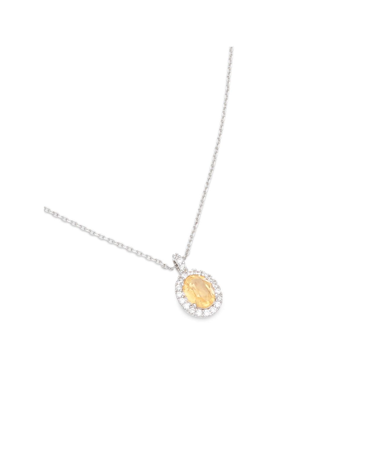 Luna Necklace Golden Brown Topaz