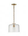 Katie Dome Pendant Antique Brass