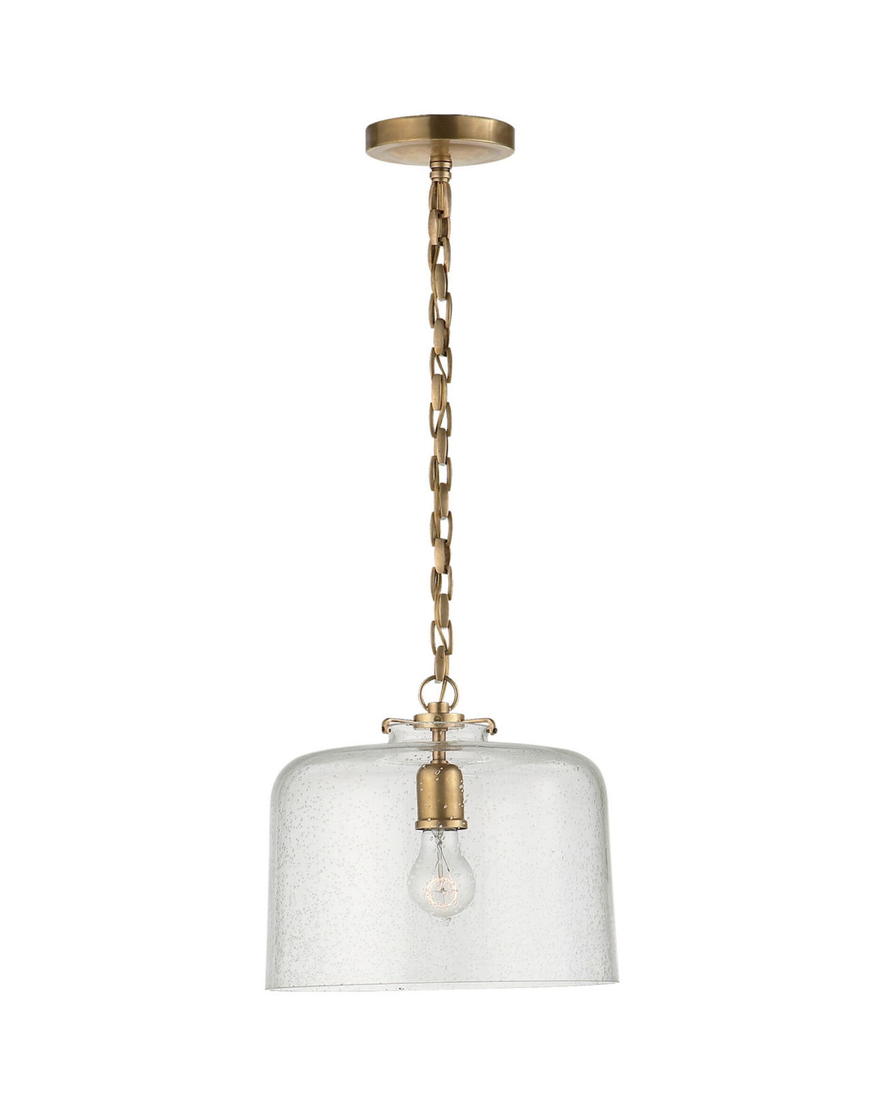 Katie Dome Pendant Antique Brass