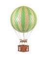 Jules Verne hot air balloon green