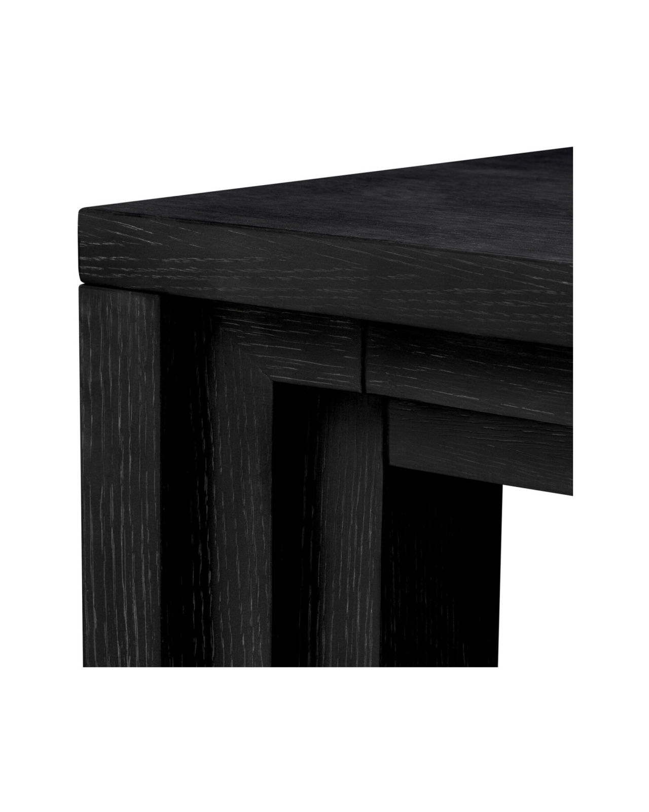 Metropolitan esstisch schwarzes eichenfurnier