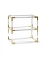 Jacques Side Table Brass