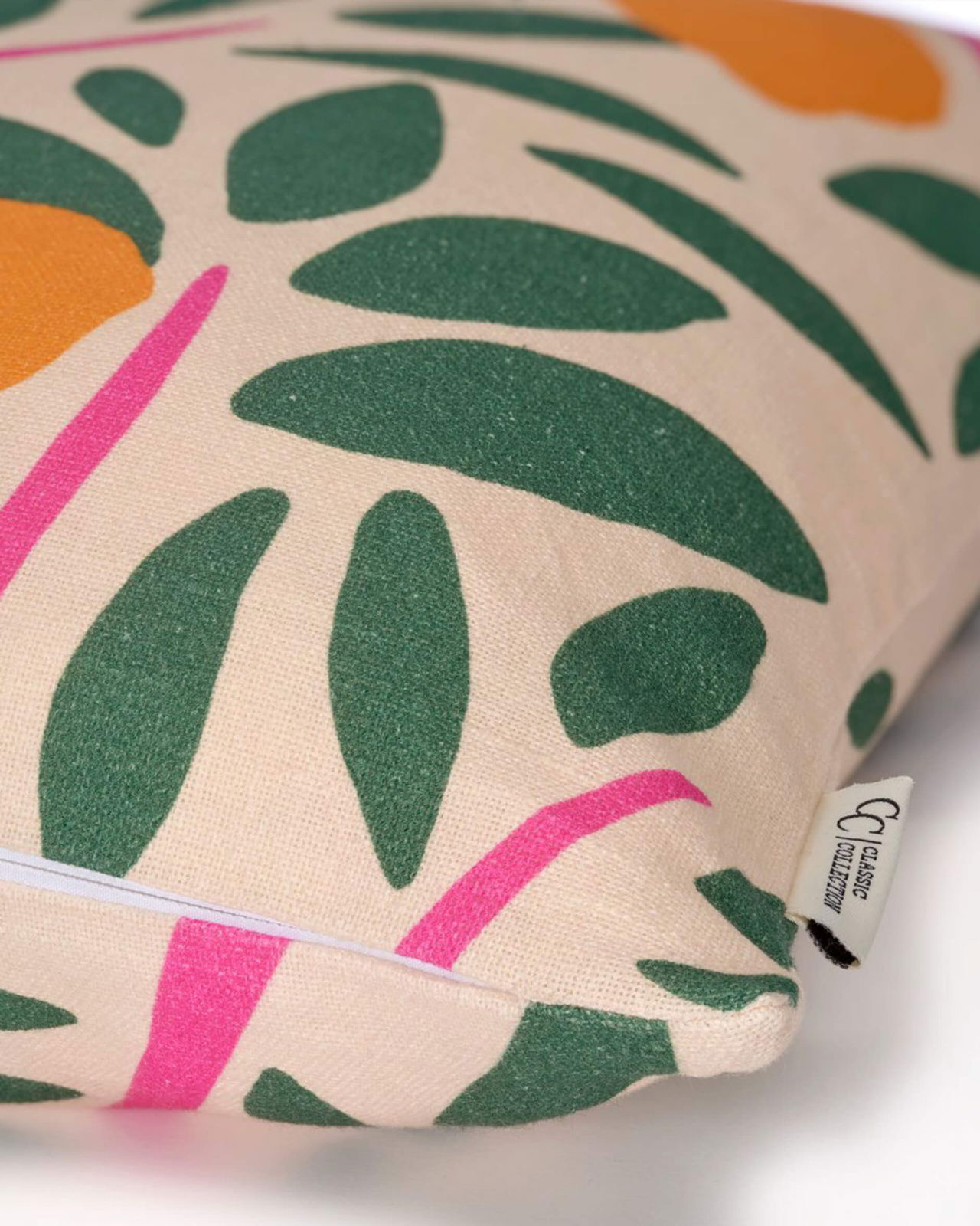 Sunny Citrus kuddfodral grön