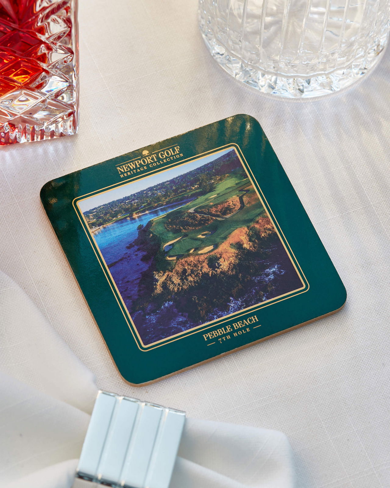 Clubhouse glasunderlägg grön 6-pack