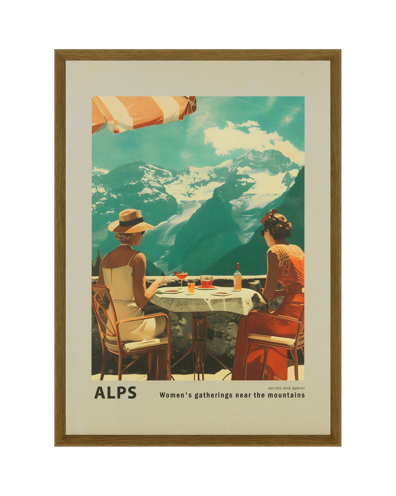 Meeting of Girls near the Mountains