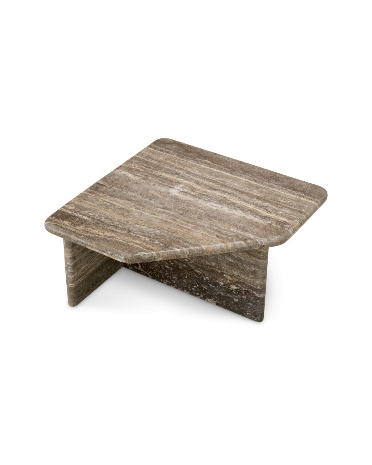 Ciro salontafel zilver travertin