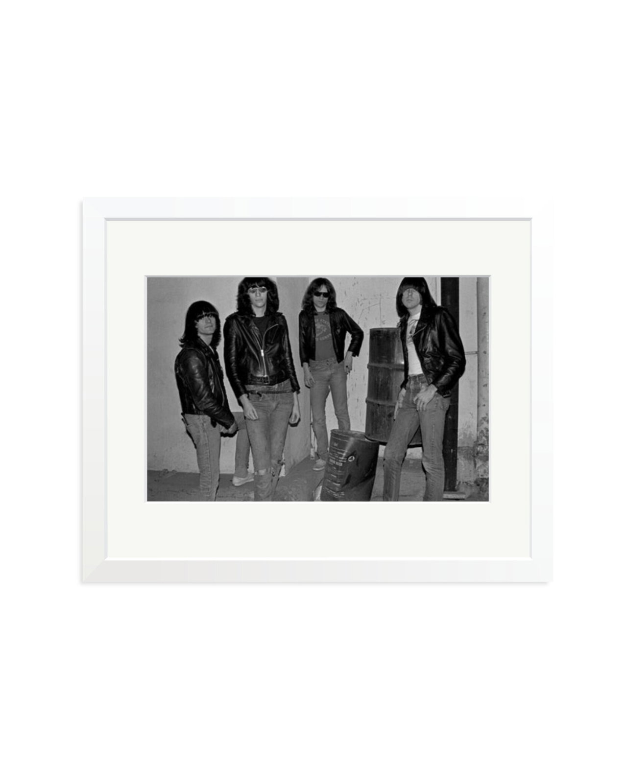 Joey Ramone and The Ramones 1978 White / Medium