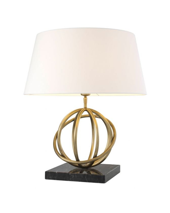 Claire table lamp brass