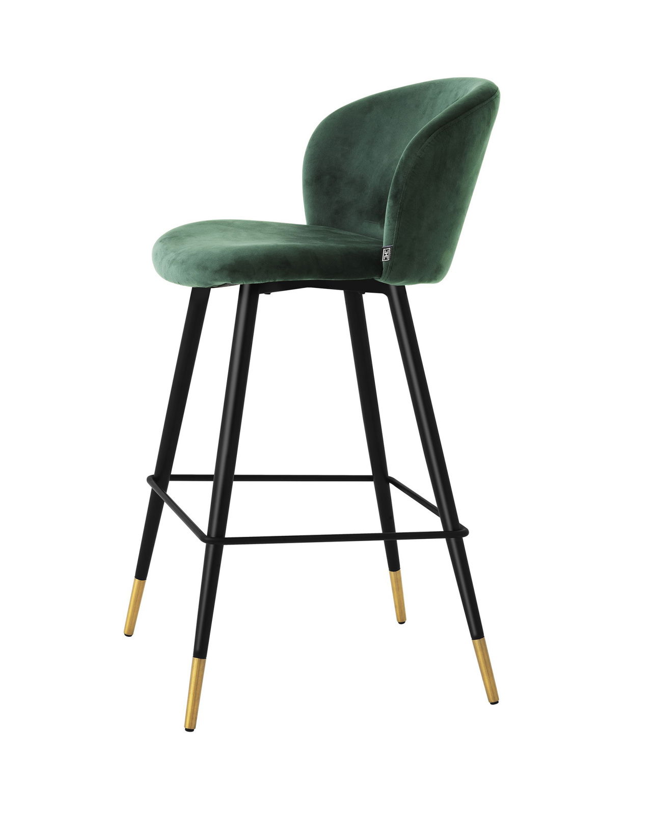 Volante barstol roche dark green velvet