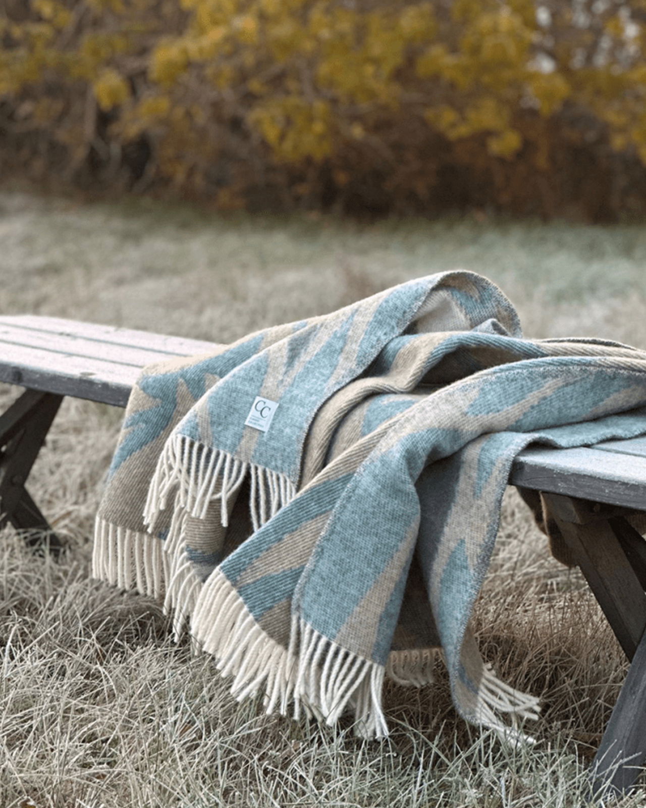 Pläd Folia 130x200 Teal