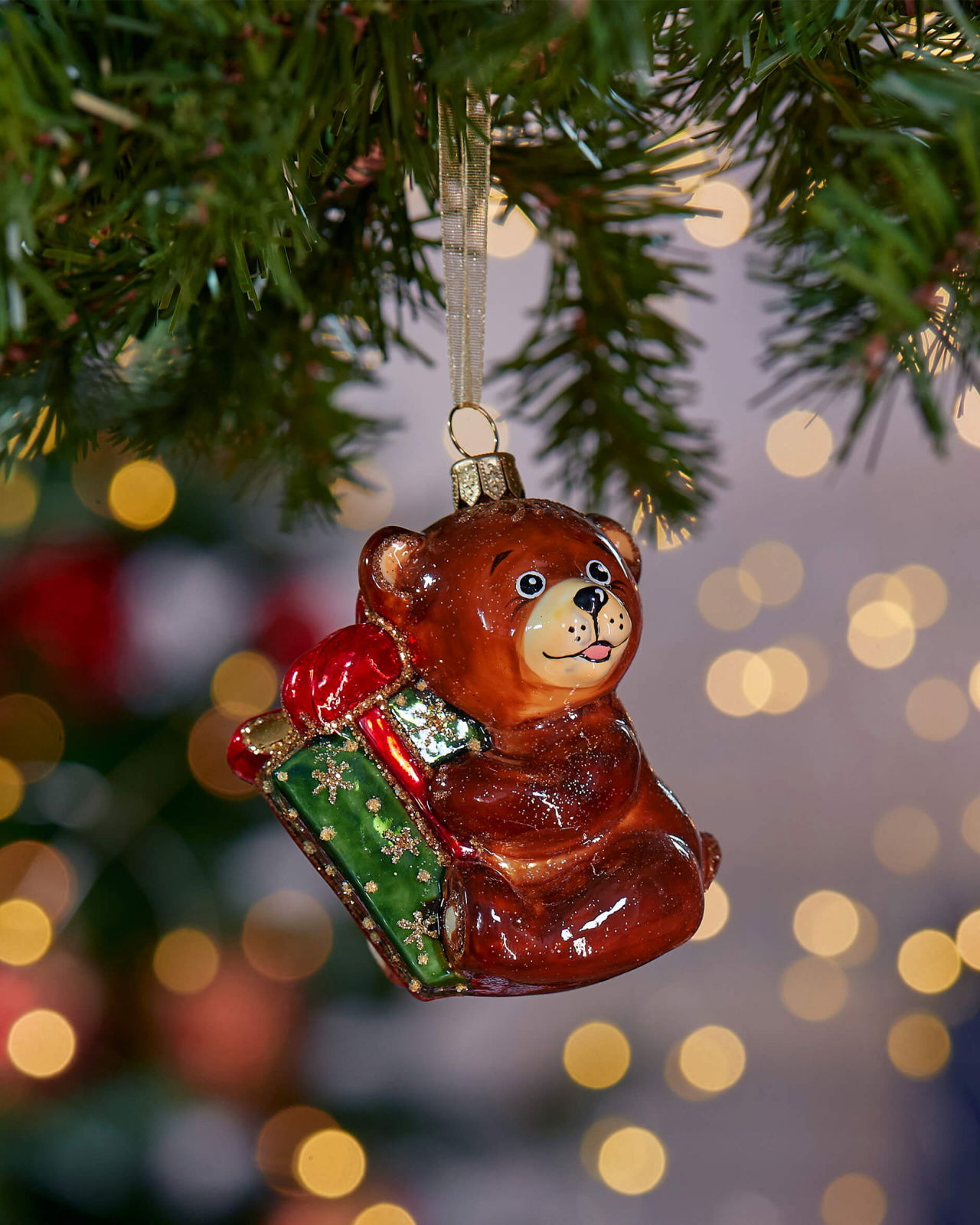 Barnaby björn julgransdekoration multi